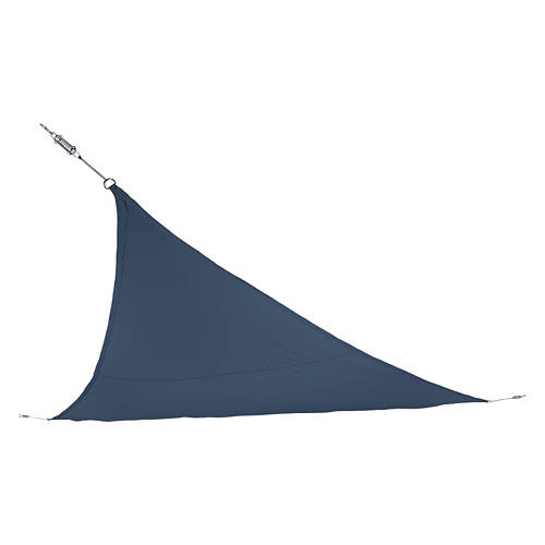 UV Protection Sun Shade Sail - Triangle, Blue Product Image Front shot 01