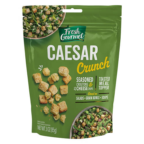 Caesar Crunch Croutons & Cheese Crips, 3 oz Product Image Front shot 01