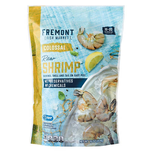 Colossal Easy Peel Raw Shrimp, 12 oz Product Image Front shot 01