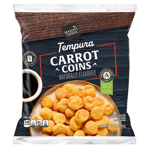 Tempura Carrot Coins, 12 oz Product Image Front shot 01