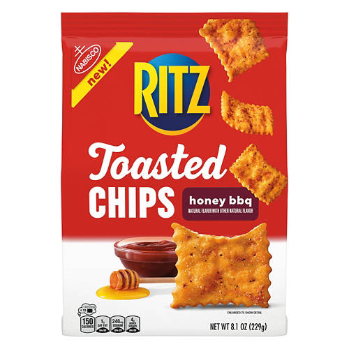 Ritz Honey BBQ Flavored Toasted Chips, 8.1 oz