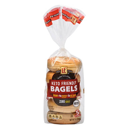 Vegan Keto Friendly Bagels, 5 count Product Image Front shot 01