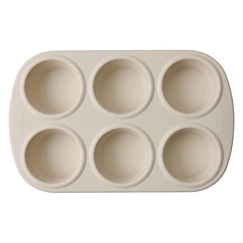 Muffin Pan Silicone Bakeware, Gray