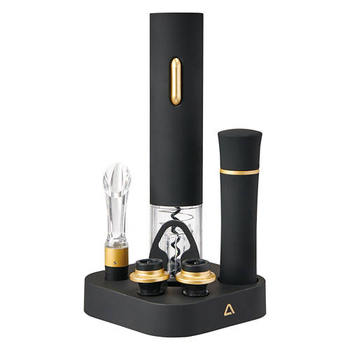 Electric Wine Set - Gold/Black