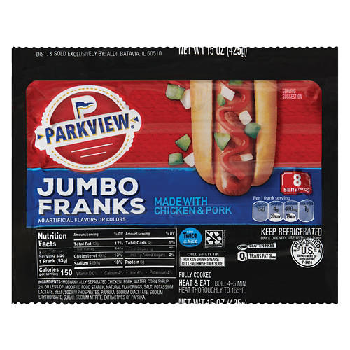 Uncured   Jumbo Franks, 15 oz