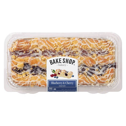 Blueberry & Cherry Strip Danish, 14 oz Product Image Front shot 01