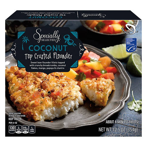 Coconut Top Crusted Flounder, 4 count Product Image Front shot 01