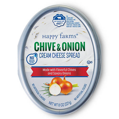 Onion and Chive Soft Spread Cream Cheese, 8 oz