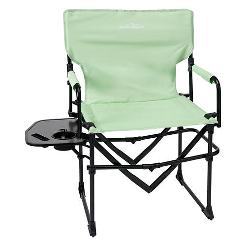 Compact Folding Director's Chair, Green