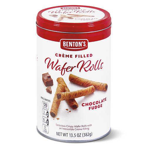 Chocolate Fudge Wafer Rolls, 13.5 oz