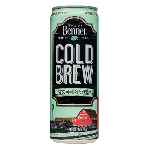 Cold Brew Green Tea, 11 fl oz can Product Image Front shot 01