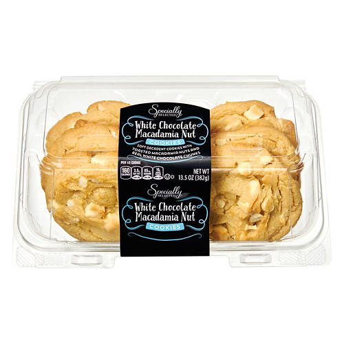 White Chocolate Macadamia Nut Cookie, 13.5 oz Product Image Front shot 01