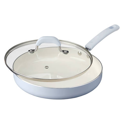 Ceramic Nonstick Saute Pan, Blue
