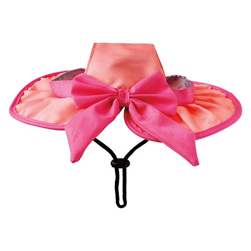 Pet Hat - Pink Bow, M/L
