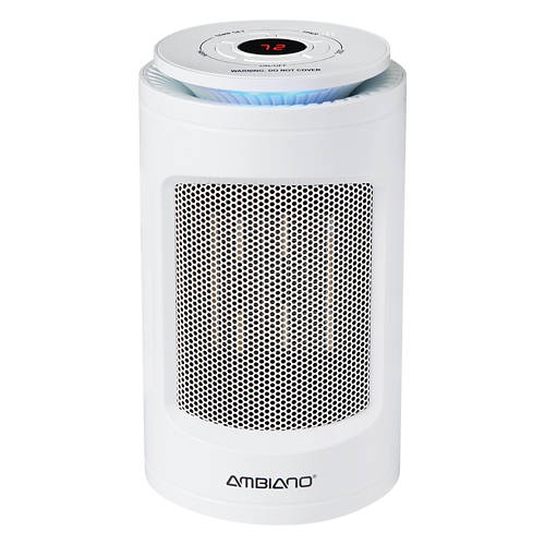 Ceramic Heater with Fan, White