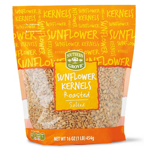 Salted Roasted  Sunflower Kernels, 16 oz