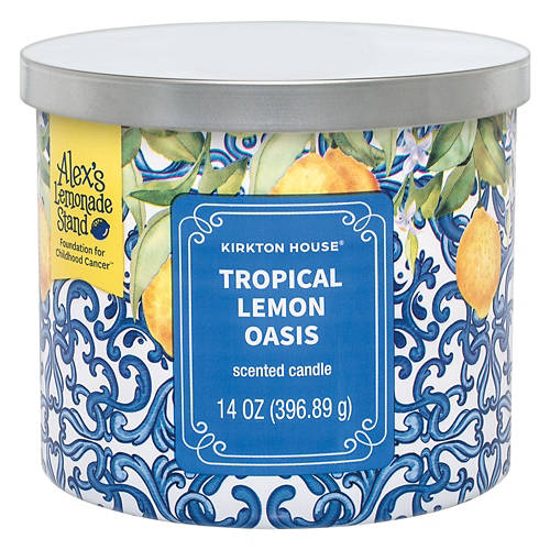 3 Wick Candle - Tropical Lemon Oasis, 14 oz