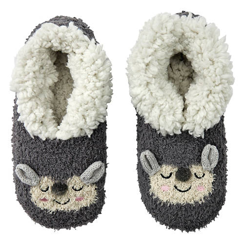 Childrens Cozy Slipper Socks - Hedgehog, One Size Fits Most