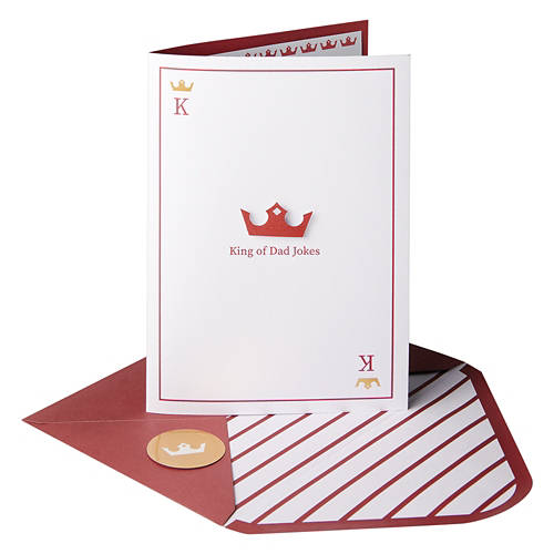 Father's Day Greeting Card - King of Dad Jokes