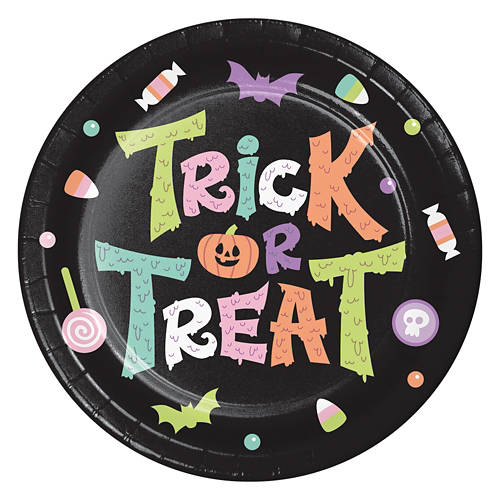 Halloween Plates, 20 count