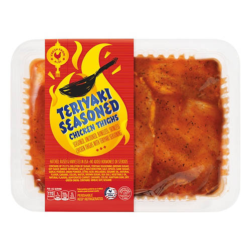 Fresh Teriyaki Seasoned Chicken Product Image Front shot 01
