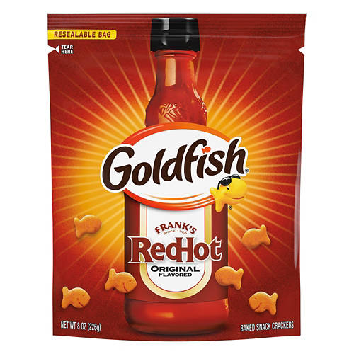Goldfish Red Hot Snack Crackers, 8 oz Product Image Front shot 01