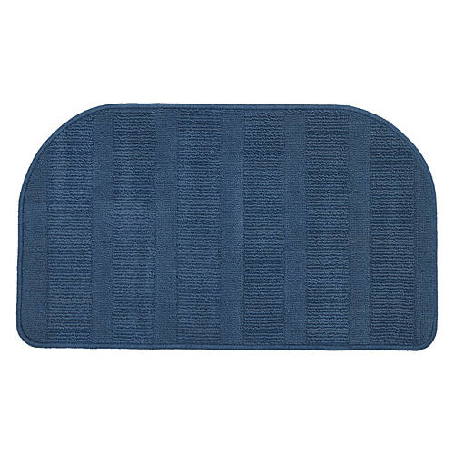 20" x 34" Slice Shaped Kitchen Accent Rug - Blue Vertigo