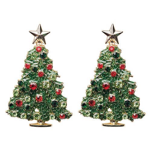 Holiday Earrings - Christmas Tree