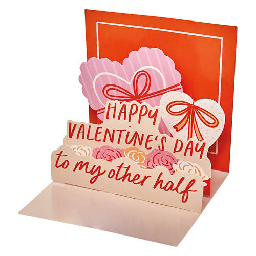 Valentine's Day Pop Up Greeting Card - Other Half