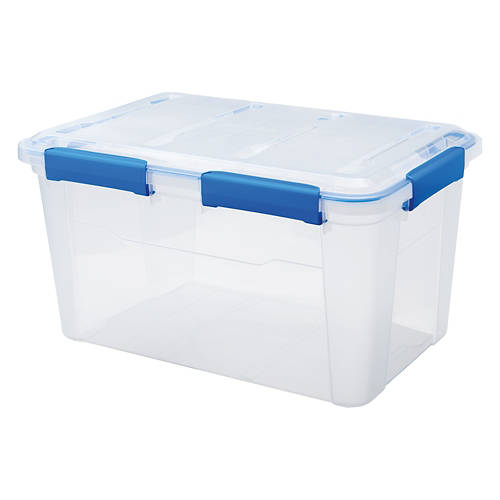 52.8 Qt Clear Gasket Box