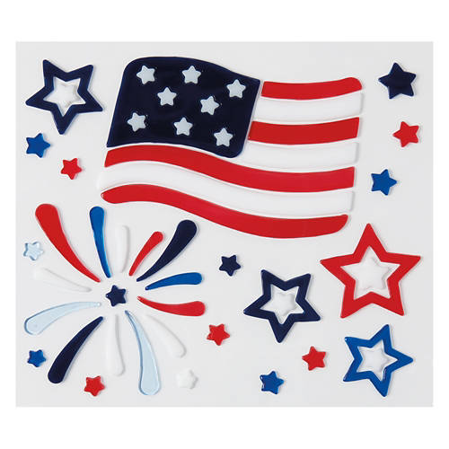 Americana Gel Clings, American Flag