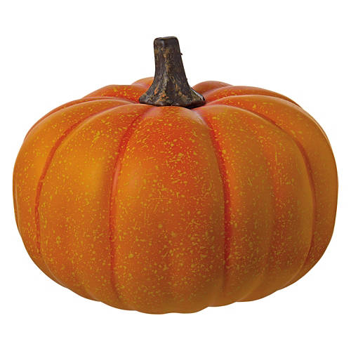 11" Large Orange Faux Pumpkin