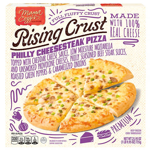 Rising Crust Philly Cheesesteak Pizza, 25.95 oz Product Image Front shot 01
