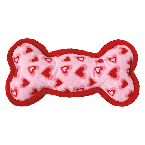 Valentine's Day Dog Plush Toy - Bone