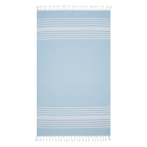 30" x 56" Beach Cloud Towel - Blue Stripe Product Image Front shot 01
