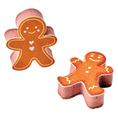 Holiday Novelty Sponges - Gingerbread