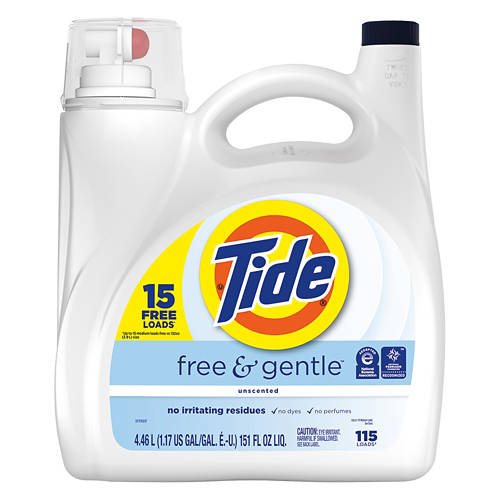 Free & Gentle Liquid Laundry Detergent, 151 fl oz