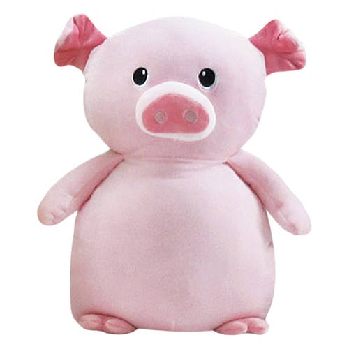 Pig Shaped Huggable Plush - 9” x 12” x 17.5”