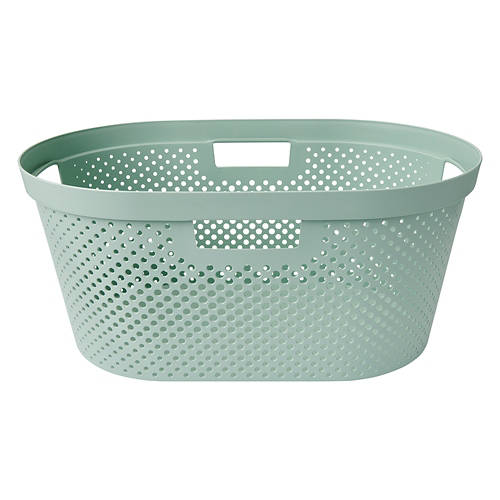 23" x 15" x 10.5" Laundry Basket, Green