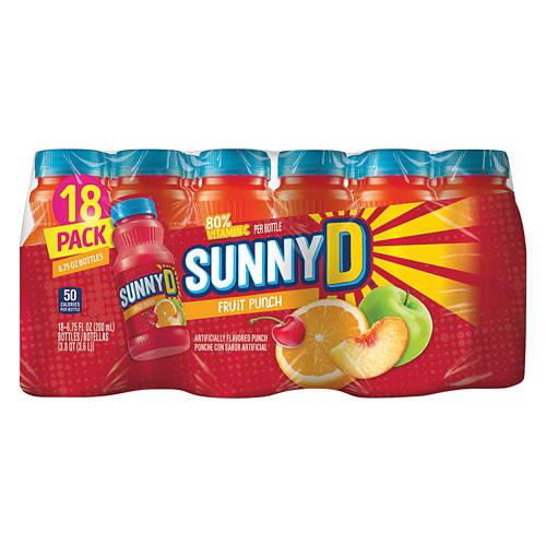 Fruit Punch Flavored Juice - 18 pack, 6.75 fl oz bottle Product Image Front shot 01