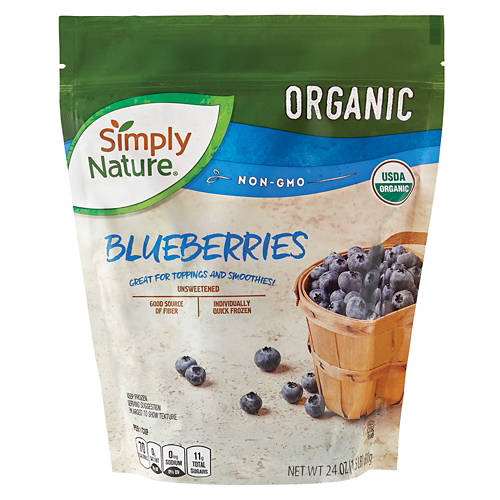 Organic  Frozen  Blueberries, 24 oz