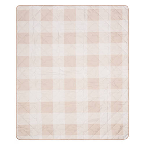60" x 72" Quilted Outdoor Blanket, Gingham Product Image Front shot 01