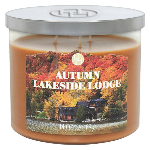 3 Wick Candle, Autumn Lakeside Lodge