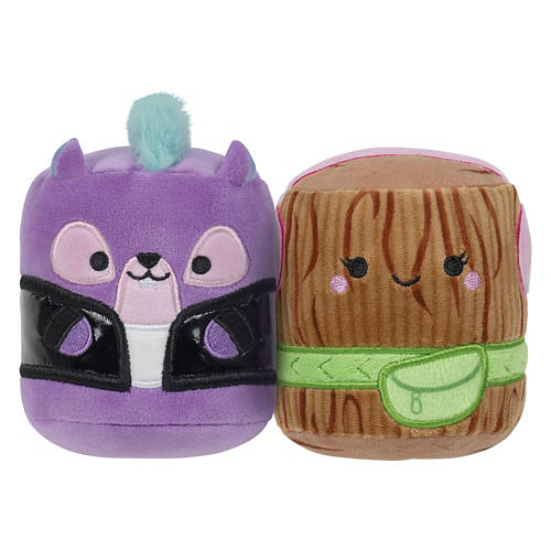 2 Pack Squishmallow Chewmees - Jean & Brigitte
