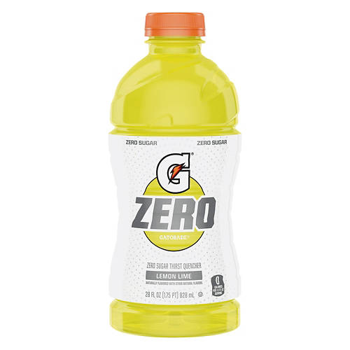 G Zero Lemon Lime Zero Sugar Sports Drink, 28 fl oz