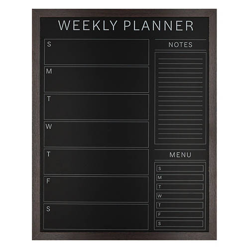 Weekly Planning Black Board