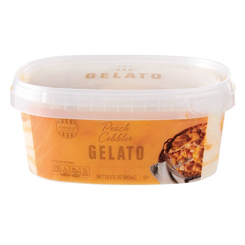 Peach  Cobbler Gelato, 28.5 Fl oz Product Image Front shot 01