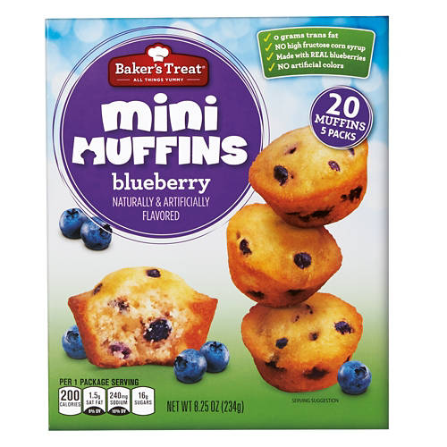 Blueberry  Mini Muffins, 20 count