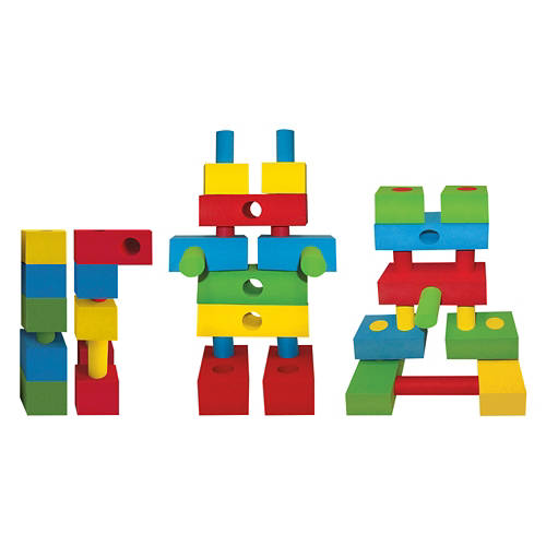 100 Piece Foam Peg Blocks Product Image Front shot 01
