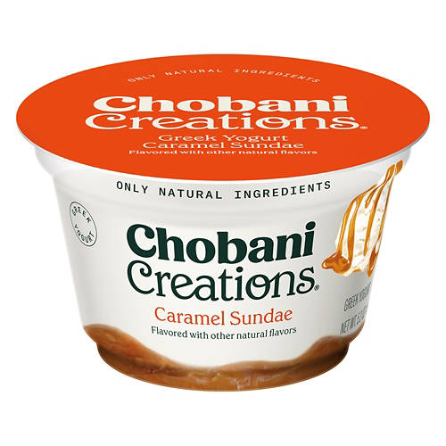 Creations Caramel Sundae Yogurt, 5.3 oz Product Image Front shot 01
